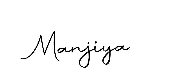 Use a signature maker to create a handwritten signature online. With this signature software, you can design (Autography-DOLnW) your own signature for name Manjiya. Manjiya signature style 10 images and pictures png