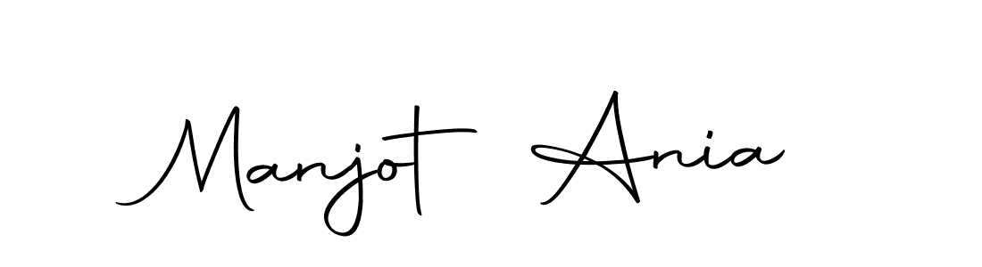 Make a beautiful signature design for name Manjot Ania. Use this online signature maker to create a handwritten signature for free. Manjot Ania signature style 10 images and pictures png