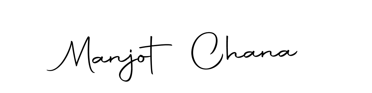 Design your own signature with our free online signature maker. With this signature software, you can create a handwritten (Autography-DOLnW) signature for name Manjot Chana. Manjot Chana signature style 10 images and pictures png