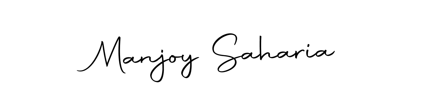 Make a beautiful signature design for name Manjoy Saharia. With this signature (Autography-DOLnW) style, you can create a handwritten signature for free. Manjoy Saharia signature style 10 images and pictures png