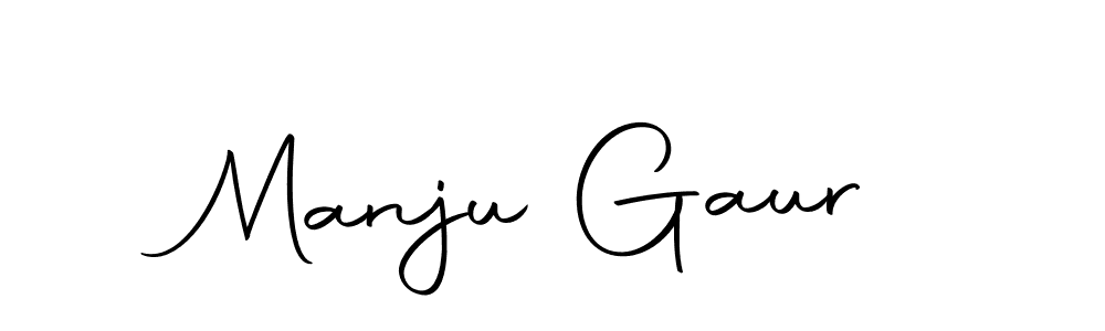 You should practise on your own different ways (Autography-DOLnW) to write your name (Manju Gaur) in signature. don't let someone else do it for you. Manju Gaur signature style 10 images and pictures png