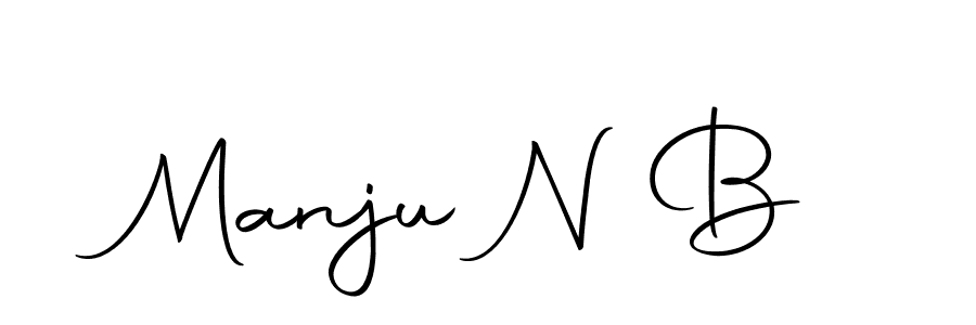 Also we have Manju N B name is the best signature style. Create professional handwritten signature collection using Autography-DOLnW autograph style. Manju N B signature style 10 images and pictures png