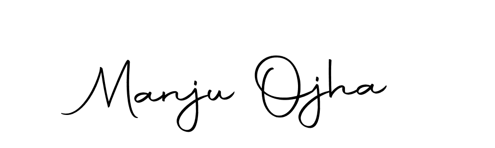 Design your own signature with our free online signature maker. With this signature software, you can create a handwritten (Autography-DOLnW) signature for name Manju Ojha. Manju Ojha signature style 10 images and pictures png