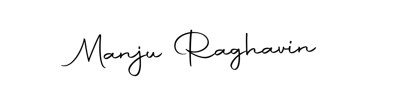 Create a beautiful signature design for name Manju Raghavin. With this signature (Autography-DOLnW) fonts, you can make a handwritten signature for free. Manju Raghavin signature style 10 images and pictures png