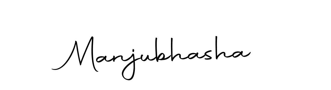 How to make Manjubhasha signature? Autography-DOLnW is a professional autograph style. Create handwritten signature for Manjubhasha name. Manjubhasha signature style 10 images and pictures png