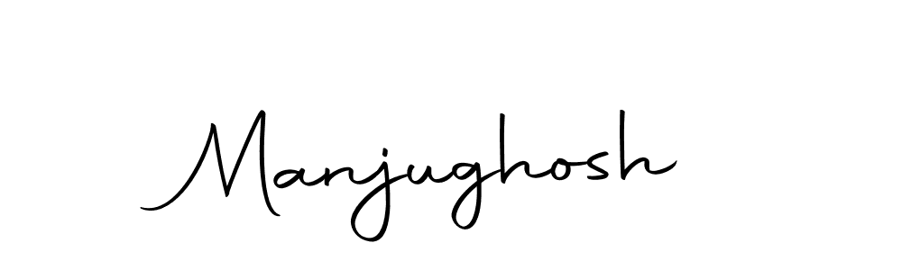 Design your own signature with our free online signature maker. With this signature software, you can create a handwritten (Autography-DOLnW) signature for name Manjughosh. Manjughosh signature style 10 images and pictures png