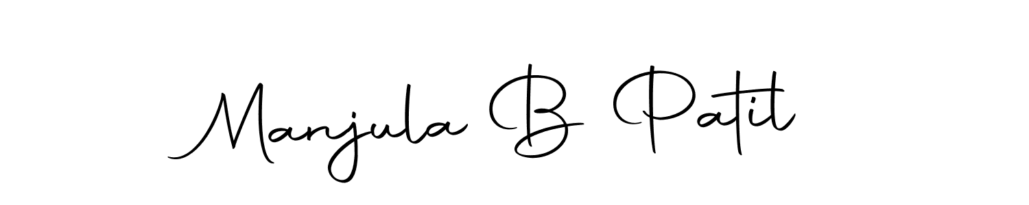 Make a beautiful signature design for name Manjula B Patil. Use this online signature maker to create a handwritten signature for free. Manjula B Patil signature style 10 images and pictures png