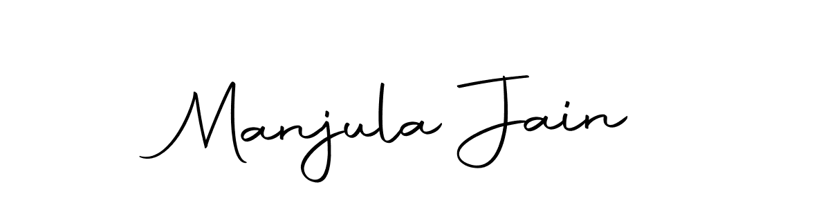 Make a beautiful signature design for name Manjula Jain. With this signature (Autography-DOLnW) style, you can create a handwritten signature for free. Manjula Jain signature style 10 images and pictures png
