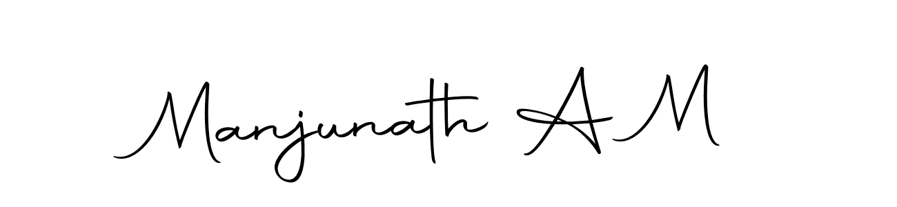 How to make Manjunath A M signature? Autography-DOLnW is a professional autograph style. Create handwritten signature for Manjunath A M name. Manjunath A M signature style 10 images and pictures png