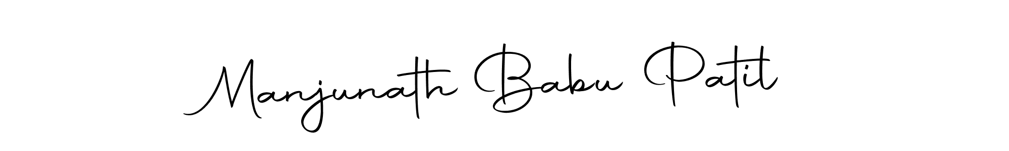 Use a signature maker to create a handwritten signature online. With this signature software, you can design (Autography-DOLnW) your own signature for name Manjunath Babu Patil. Manjunath Babu Patil signature style 10 images and pictures png