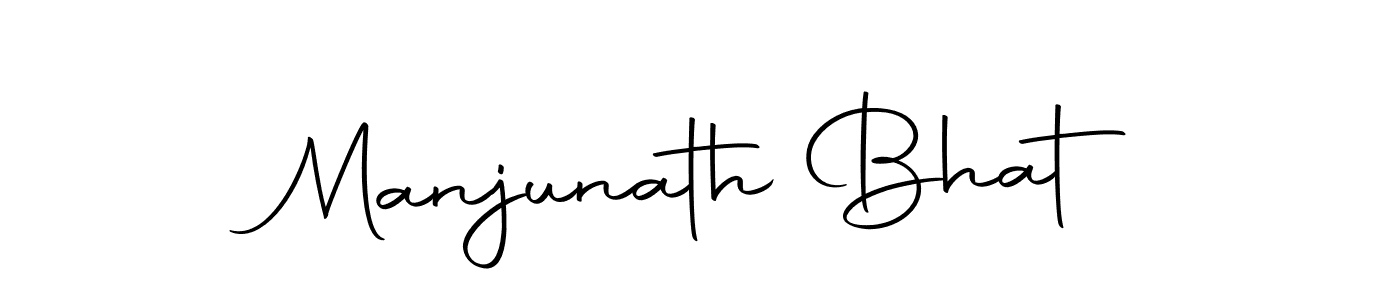 How to make Manjunath Bhat name signature. Use Autography-DOLnW style for creating short signs online. This is the latest handwritten sign. Manjunath Bhat signature style 10 images and pictures png