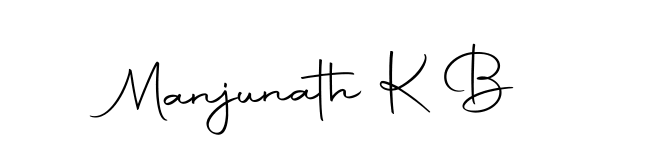 Make a beautiful signature design for name Manjunath K B. With this signature (Autography-DOLnW) style, you can create a handwritten signature for free. Manjunath K B signature style 10 images and pictures png