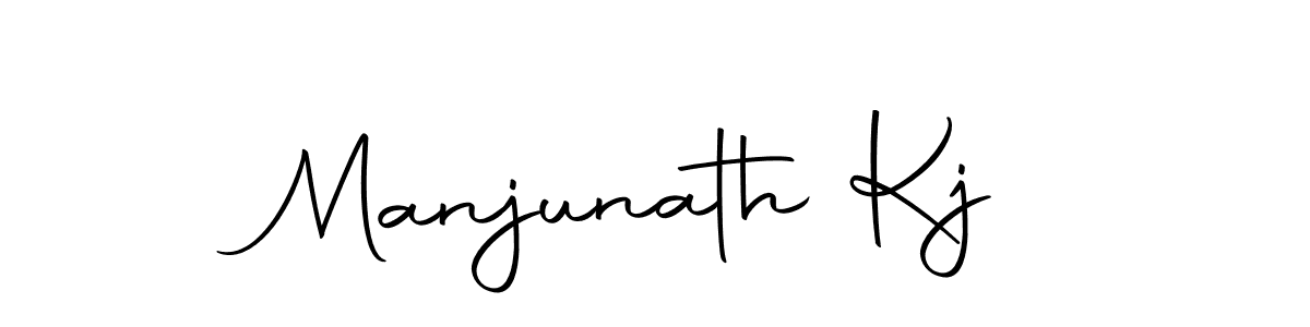 How to make Manjunath Kj name signature. Use Autography-DOLnW style for creating short signs online. This is the latest handwritten sign. Manjunath Kj signature style 10 images and pictures png