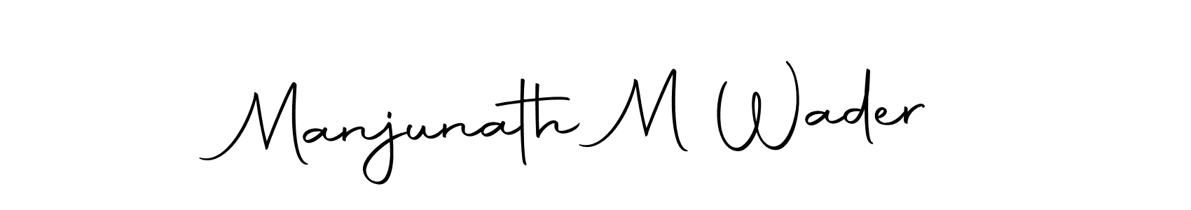 Use a signature maker to create a handwritten signature online. With this signature software, you can design (Autography-DOLnW) your own signature for name Manjunath M Wader. Manjunath M Wader signature style 10 images and pictures png