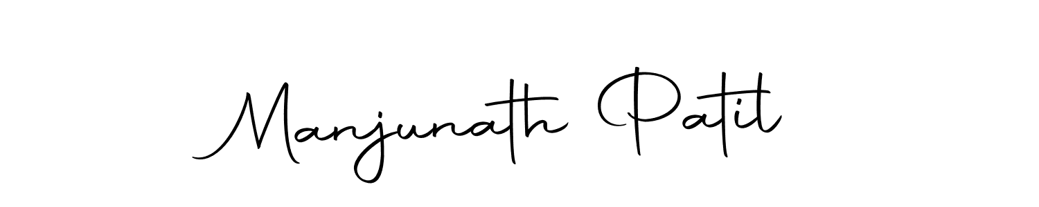 Create a beautiful signature design for name Manjunath Patil. With this signature (Autography-DOLnW) fonts, you can make a handwritten signature for free. Manjunath Patil signature style 10 images and pictures png