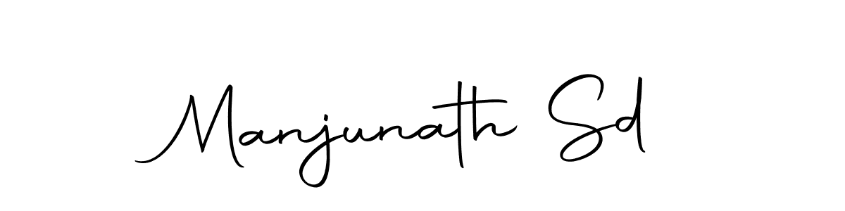 Design your own signature with our free online signature maker. With this signature software, you can create a handwritten (Autography-DOLnW) signature for name Manjunath Sd. Manjunath Sd signature style 10 images and pictures png