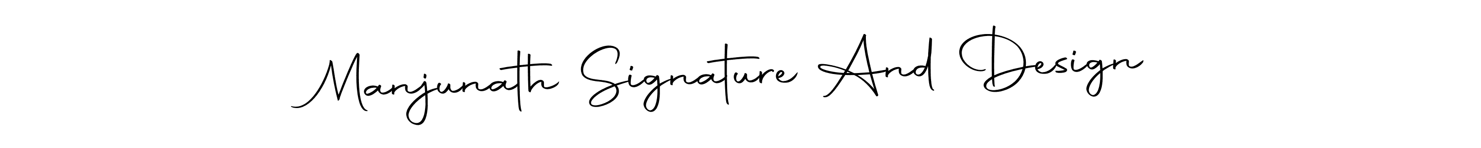 Make a beautiful signature design for name Manjunath Signature And Design. With this signature (Autography-DOLnW) style, you can create a handwritten signature for free. Manjunath Signature And Design signature style 10 images and pictures png