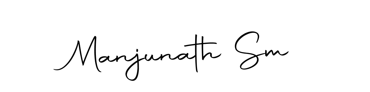 The best way (Autography-DOLnW) to make a short signature is to pick only two or three words in your name. The name Manjunath Sm include a total of six letters. For converting this name. Manjunath Sm signature style 10 images and pictures png
