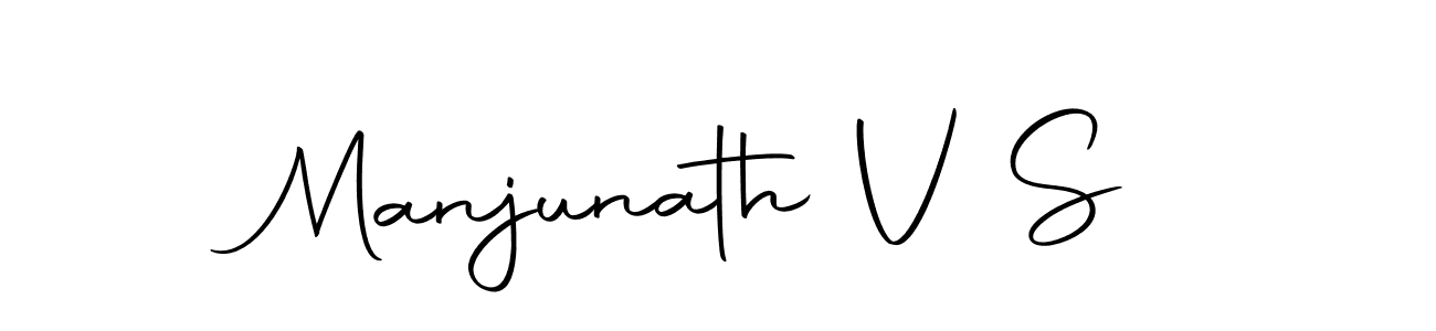 Design your own signature with our free online signature maker. With this signature software, you can create a handwritten (Autography-DOLnW) signature for name Manjunath V S. Manjunath V S signature style 10 images and pictures png