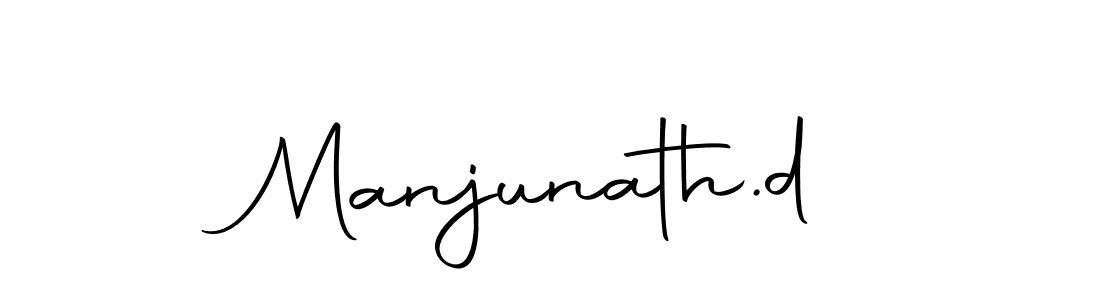 Use a signature maker to create a handwritten signature online. With this signature software, you can design (Autography-DOLnW) your own signature for name Manjunath.d. Manjunath.d signature style 10 images and pictures png