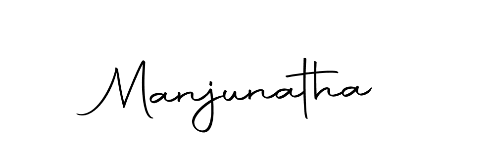 Design your own signature with our free online signature maker. With this signature software, you can create a handwritten (Autography-DOLnW) signature for name Manjunatha. Manjunatha signature style 10 images and pictures png