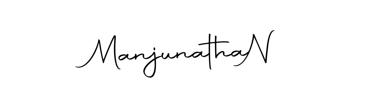 Create a beautiful signature design for name Manjunatha  N. With this signature (Autography-DOLnW) fonts, you can make a handwritten signature for free. Manjunatha  N signature style 10 images and pictures png
