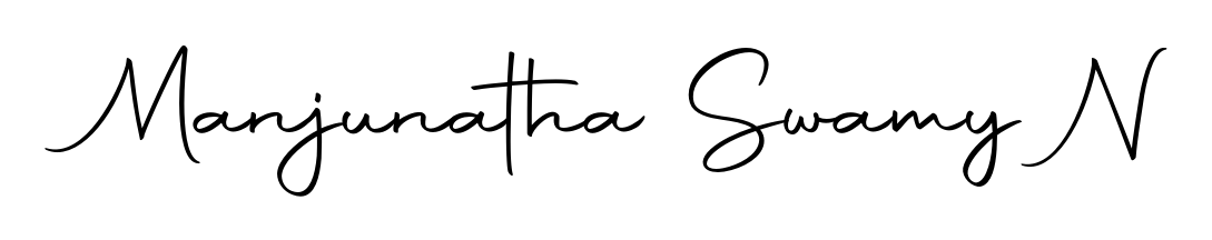 A classic penmanship look for Manjunatha Swamy N. The Autography-DOLnW font brings timeless elegance and confidence to every signed document. Manjunatha Swamy N signature style 10 images and pictures png