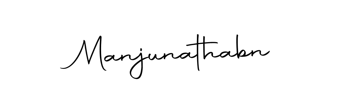 Create a beautiful signature design for name Manjunathabn. With this signature (Autography-DOLnW) fonts, you can make a handwritten signature for free. Manjunathabn signature style 10 images and pictures png