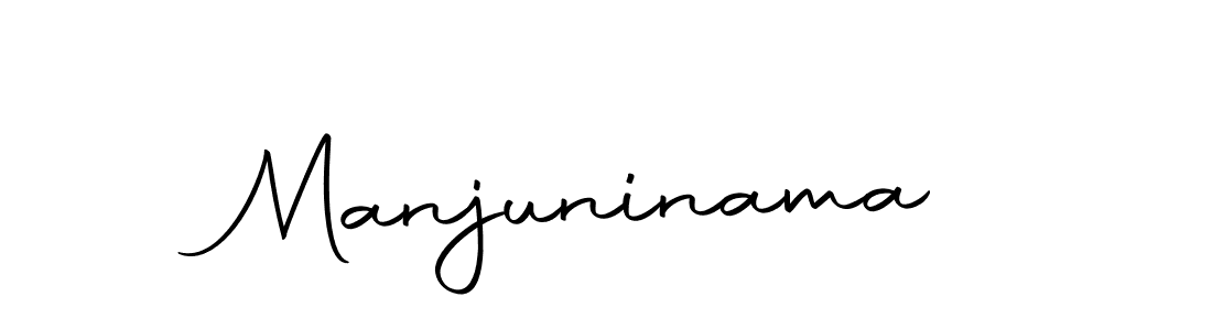 How to make Manjuninama signature? Autography-DOLnW is a professional autograph style. Create handwritten signature for Manjuninama name. Manjuninama signature style 10 images and pictures png