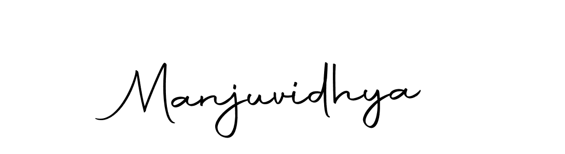 How to make Manjuvidhya signature? Autography-DOLnW is a professional autograph style. Create handwritten signature for Manjuvidhya name. Manjuvidhya signature style 10 images and pictures png