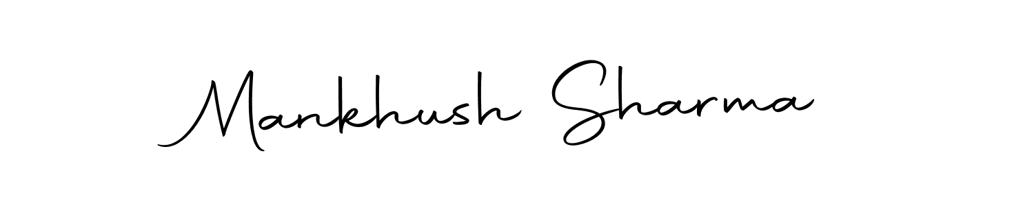 Make a beautiful signature design for name Mankhush Sharma. With this signature (Autography-DOLnW) style, you can create a handwritten signature for free. Mankhush Sharma signature style 10 images and pictures png