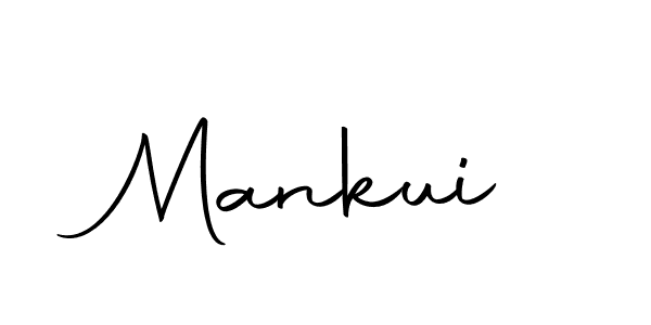 Use a signature maker to create a handwritten signature online. With this signature software, you can design (Autography-DOLnW) your own signature for name Mankui. Mankui signature style 10 images and pictures png