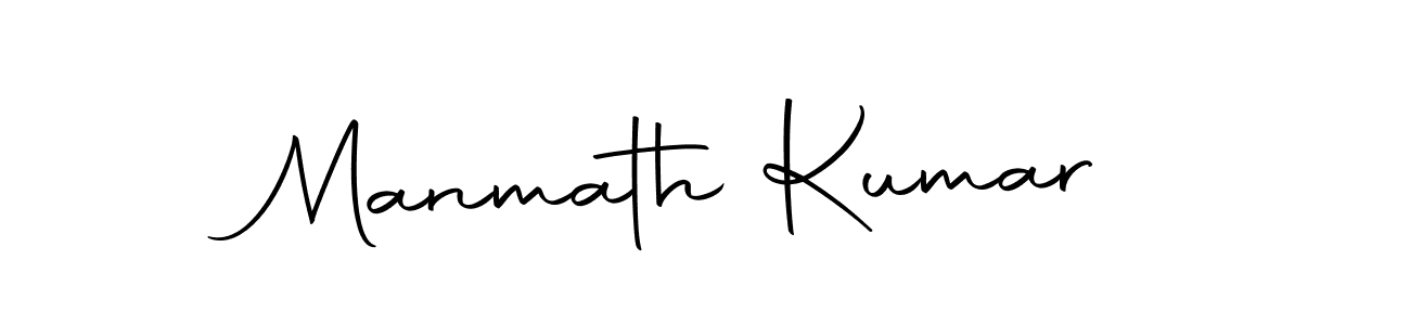 Make a beautiful signature design for name Manmath Kumar. With this signature (Autography-DOLnW) style, you can create a handwritten signature for free. Manmath Kumar signature style 10 images and pictures png