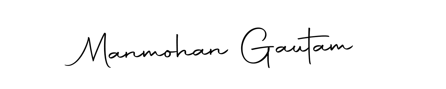 The best way (Autography-DOLnW) to make a short signature is to pick only two or three words in your name. The name Manmohan Gautam include a total of six letters. For converting this name. Manmohan Gautam signature style 10 images and pictures png