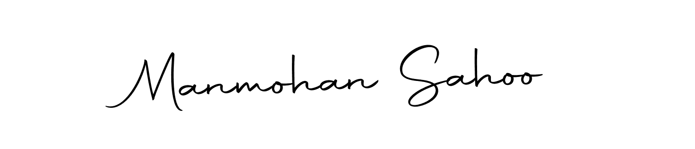 How to make Manmohan Sahoo name signature. Use Autography-DOLnW style for creating short signs online. This is the latest handwritten sign. Manmohan Sahoo signature style 10 images and pictures png