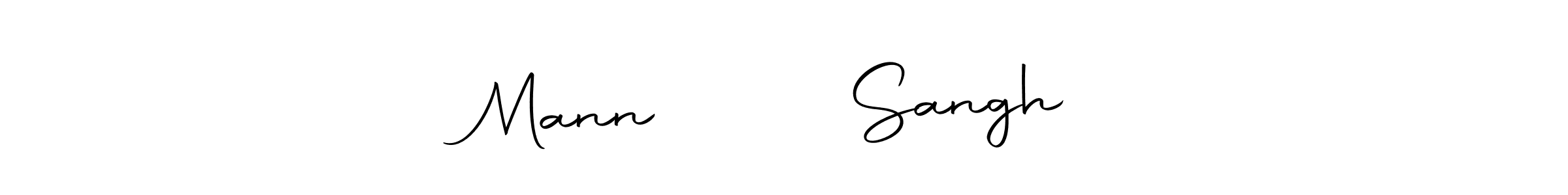 Design your own signature with our free online signature maker. With this signature software, you can create a handwritten (Autography-DOLnW) signature for name Mann से ही Sangh. Mann से ही Sangh signature style 10 images and pictures png