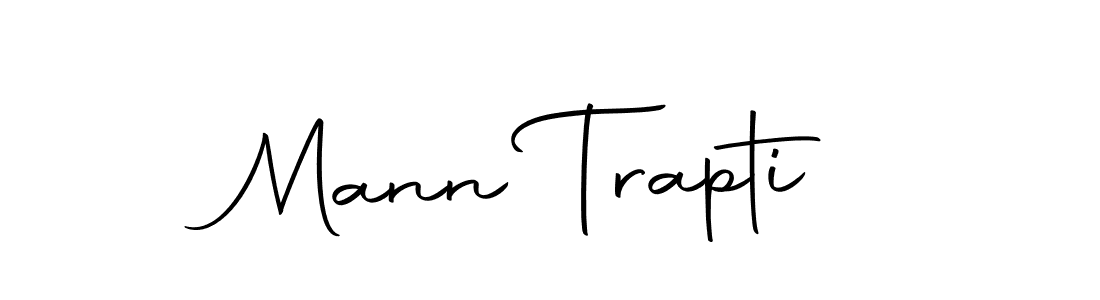 Make a beautiful signature design for name Mann Trapti. With this signature (Autography-DOLnW) style, you can create a handwritten signature for free. Mann Trapti signature style 10 images and pictures png