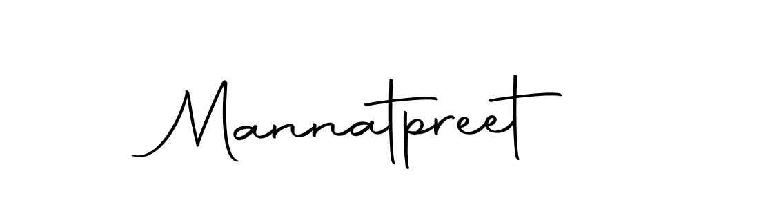 Create a beautiful signature design for name Mannatpreet. With this signature (Autography-DOLnW) fonts, you can make a handwritten signature for free. Mannatpreet signature style 10 images and pictures png