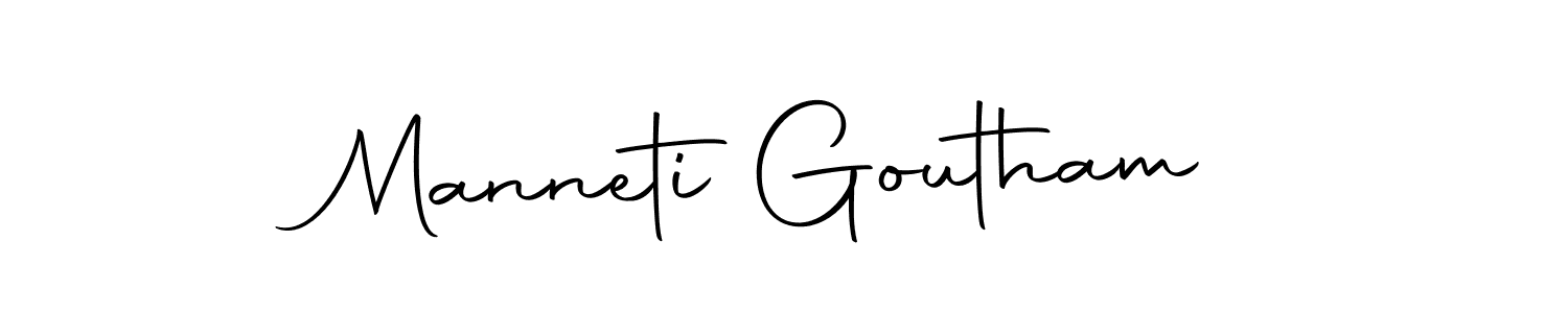 Make a short Manneti Goutham signature style. Manage your documents anywhere anytime using Autography-DOLnW. Create and add eSignatures, submit forms, share and send files easily. Manneti Goutham signature style 10 images and pictures png
