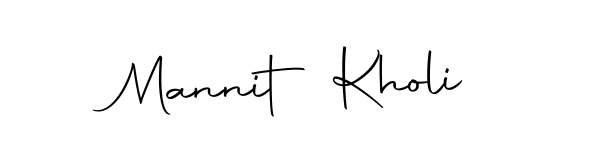 Similarly Autography-DOLnW is the best handwritten signature design. Signature creator online .You can use it as an online autograph creator for name Mannit Kholi. Mannit Kholi signature style 10 images and pictures png