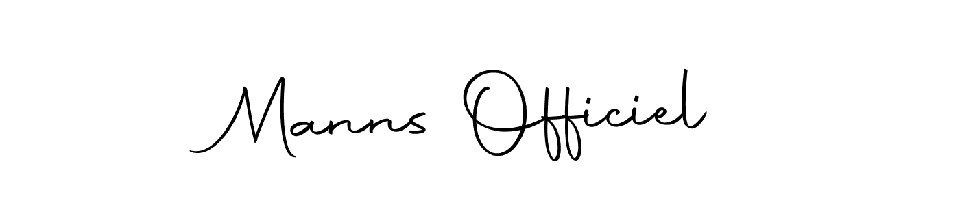 Also we have Manns Officiel name is the best signature style. Create professional handwritten signature collection using Autography-DOLnW autograph style. Manns Officiel signature style 10 images and pictures png