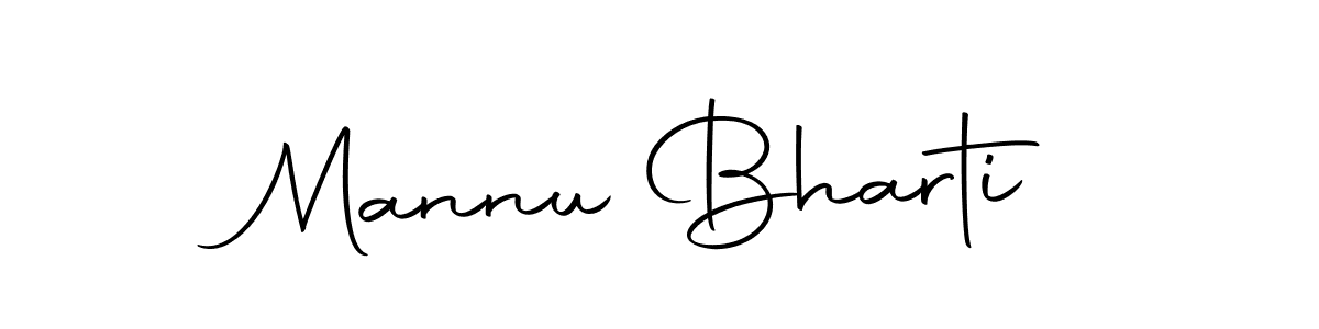 if you are searching for the best signature style for your name Mannu Bharti. so please give up your signature search. here we have designed multiple signature styles  using Autography-DOLnW. Mannu Bharti signature style 10 images and pictures png