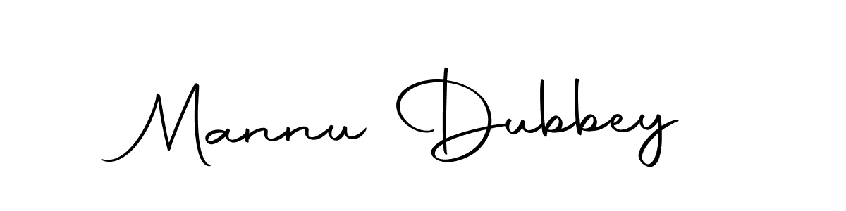 Design your own signature with our free online signature maker. With this signature software, you can create a handwritten (Autography-DOLnW) signature for name Mannu Dubbey. Mannu Dubbey signature style 10 images and pictures png