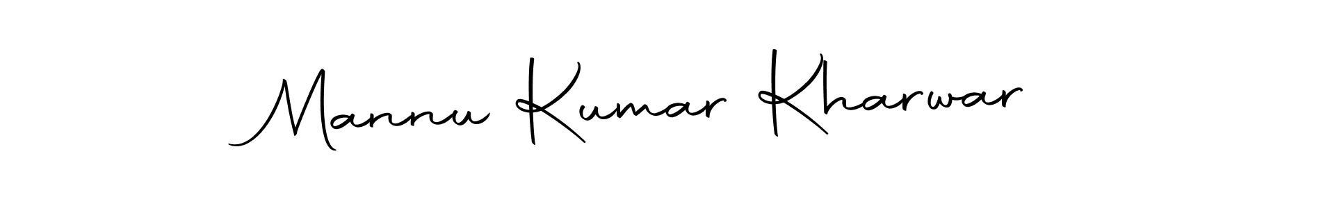 Autography-DOLnW is a professional signature style that is perfect for those who want to add a touch of class to their signature. It is also a great choice for those who want to make their signature more unique. Get Mannu Kumar Kharwar name to fancy signature for free. Mannu Kumar Kharwar signature style 10 images and pictures png