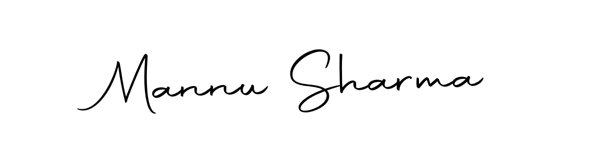 Make a beautiful signature design for name Mannu Sharma. With this signature (Autography-DOLnW) style, you can create a handwritten signature for free. Mannu Sharma signature style 10 images and pictures png