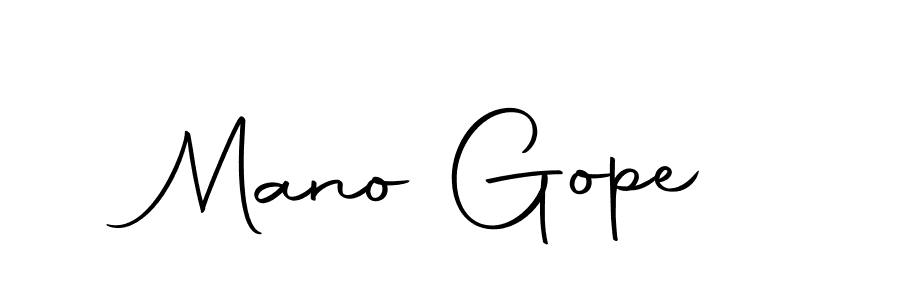 How to make Mano Gope signature? Autography-DOLnW is a professional autograph style. Create handwritten signature for Mano Gope name. Mano Gope signature style 10 images and pictures png