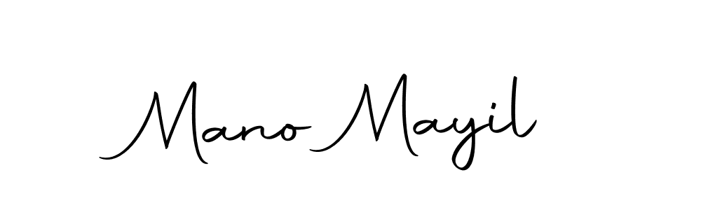 How to make Mano Mayil name signature. Use Autography-DOLnW style for creating short signs online. This is the latest handwritten sign. Mano Mayil signature style 10 images and pictures png