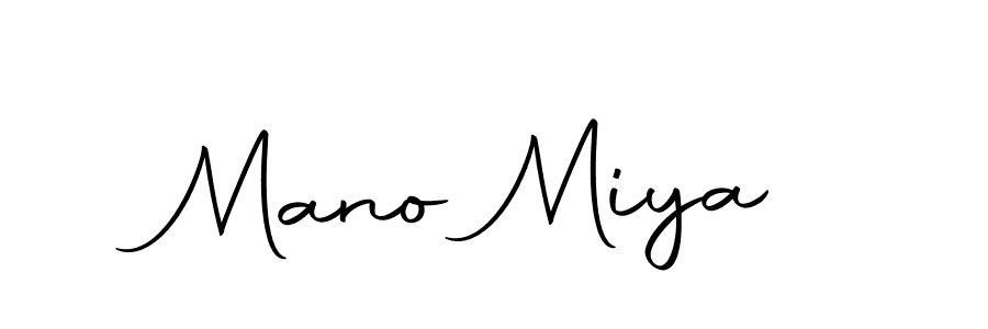 Create a beautiful signature design for name Mano Miya. With this signature (Autography-DOLnW) fonts, you can make a handwritten signature for free. Mano Miya signature style 10 images and pictures png