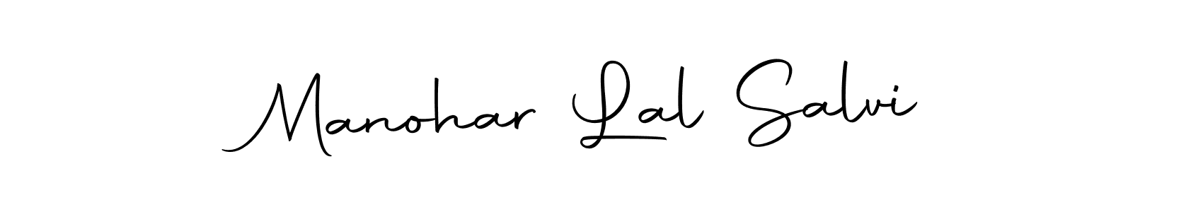 Here are the top 10 professional signature styles for the name Manohar Lal Salvi. These are the best autograph styles you can use for your name. Manohar Lal Salvi signature style 10 images and pictures png
