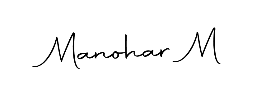 Make a short Manohar M signature style. Manage your documents anywhere anytime using Autography-DOLnW. Create and add eSignatures, submit forms, share and send files easily. Manohar M signature style 10 images and pictures png